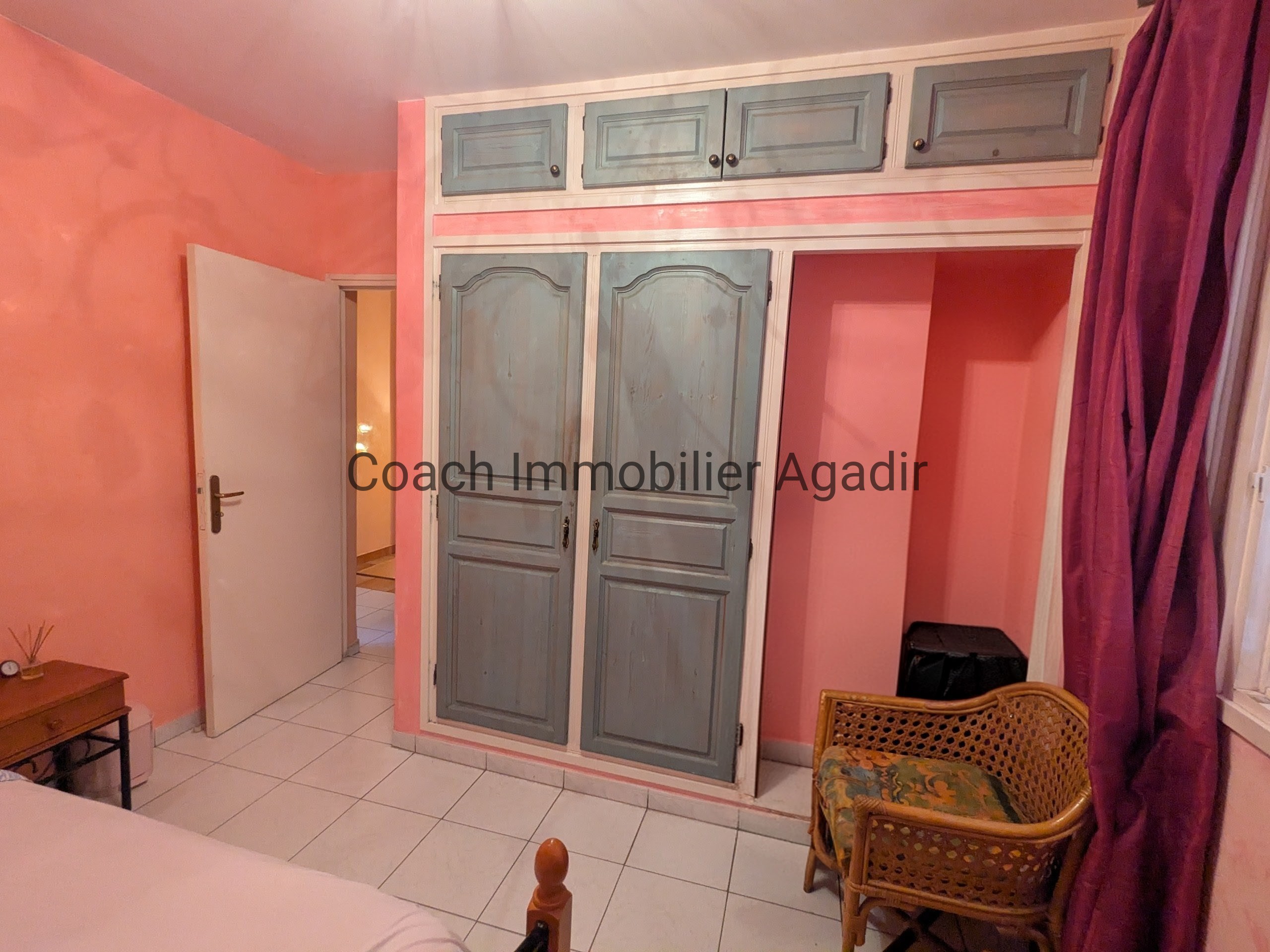 CHARAF AGADIR : villa à rafraîchir ; terrasse de toit vue mer