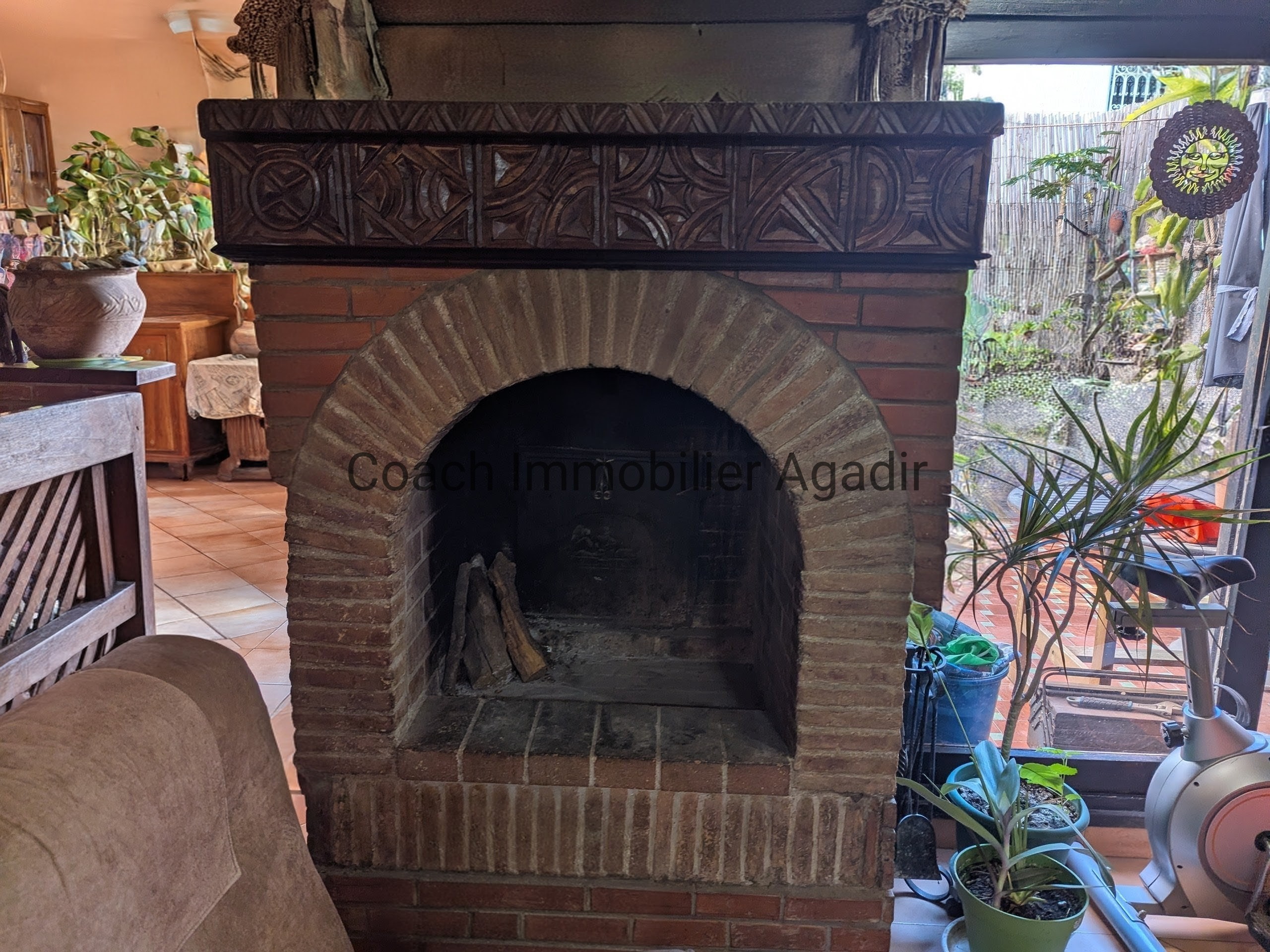 CHARAF AGADIR : villa à rafraîchir ; terrasse de toit vue mer